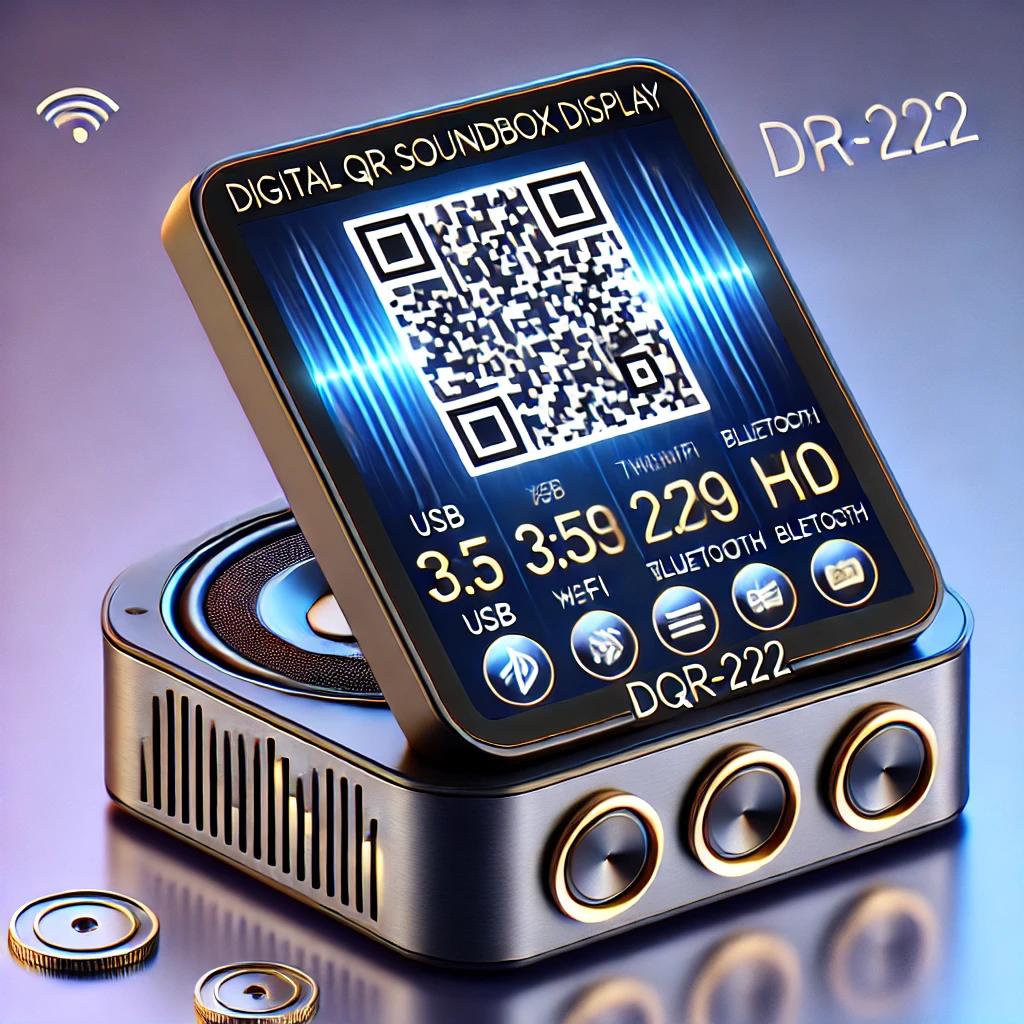 Digital QR - Dynamic QR Soundbox Display - DQR-222