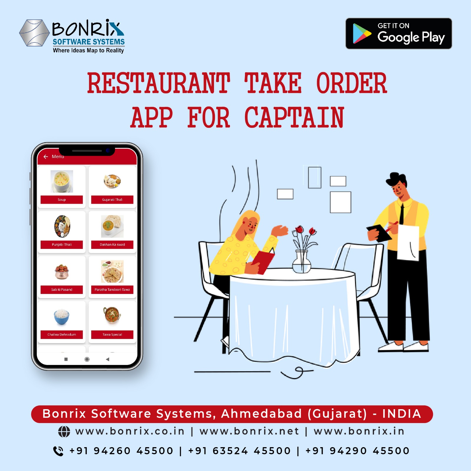 Restaurant Take Order App for Caption