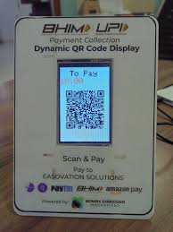 3.5 inch USB Dynamic QR Code Display with White Acrylic Stand ...